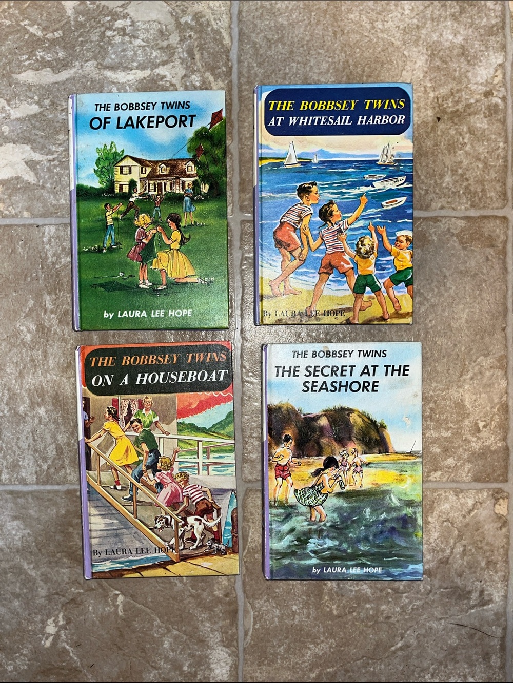 Lot of 4 The Bobbsey Twins Classic Kids Books